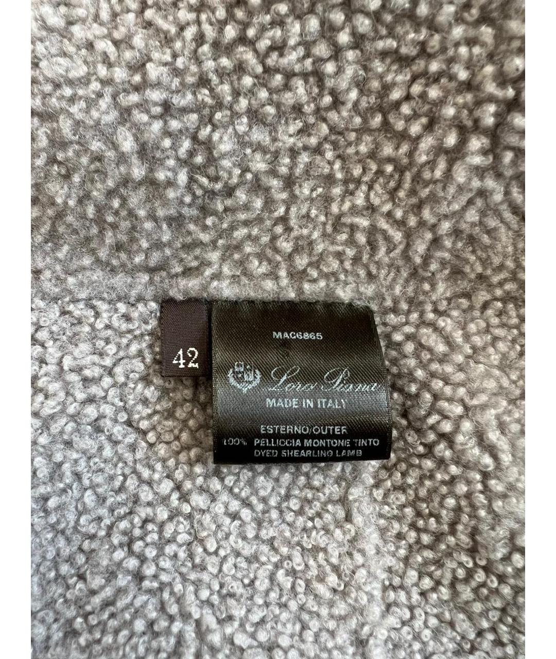LORO PIANA Коричневое пальто, фото 4