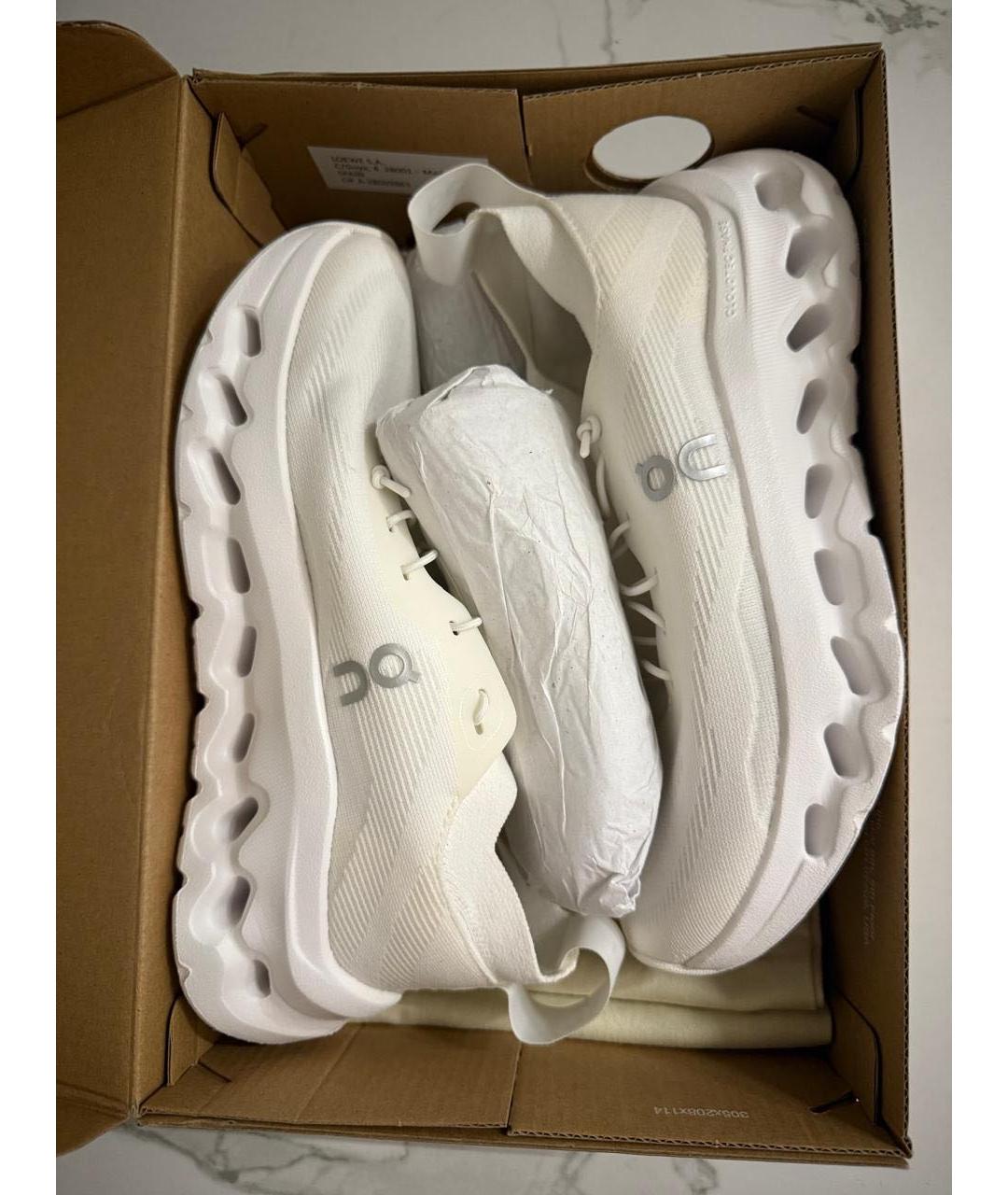 LOEWE Белые текстильные кроссовки, фото 4