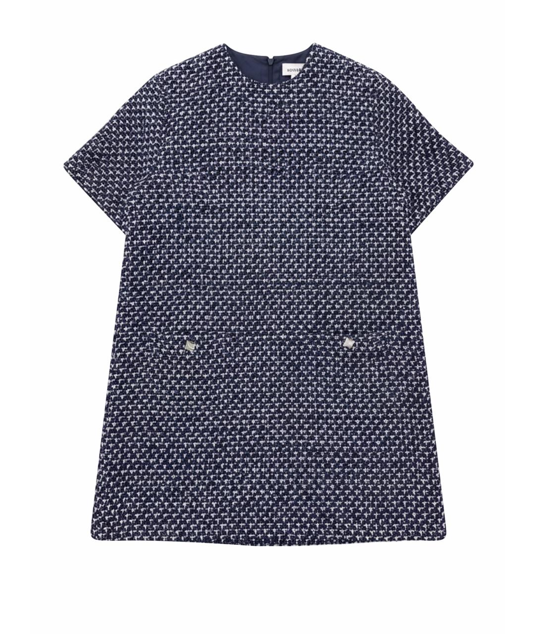 VALENTINO Темно-синее повседневное платье, фото 1