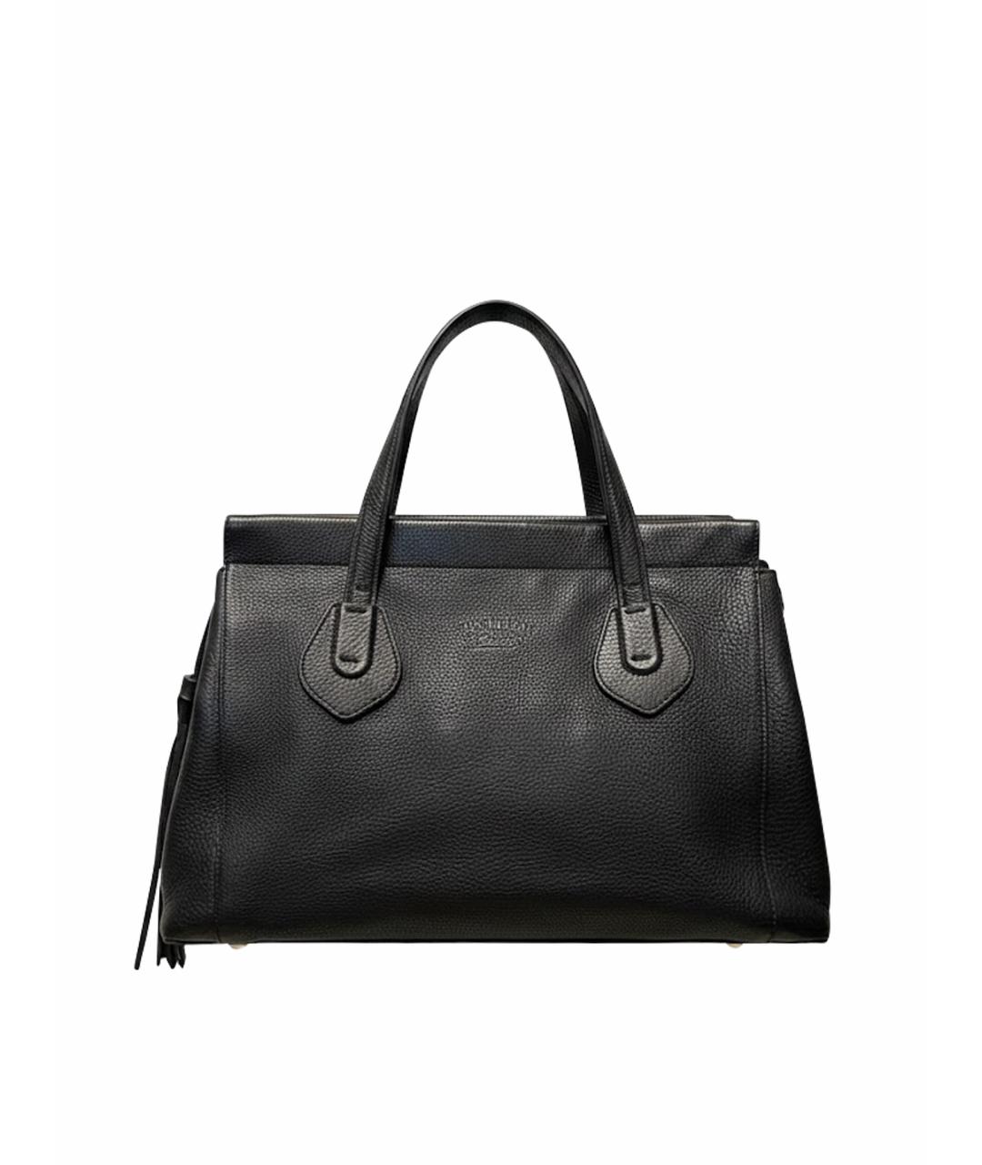 GUCCI Черная кожаная сумка тоут, фото 1