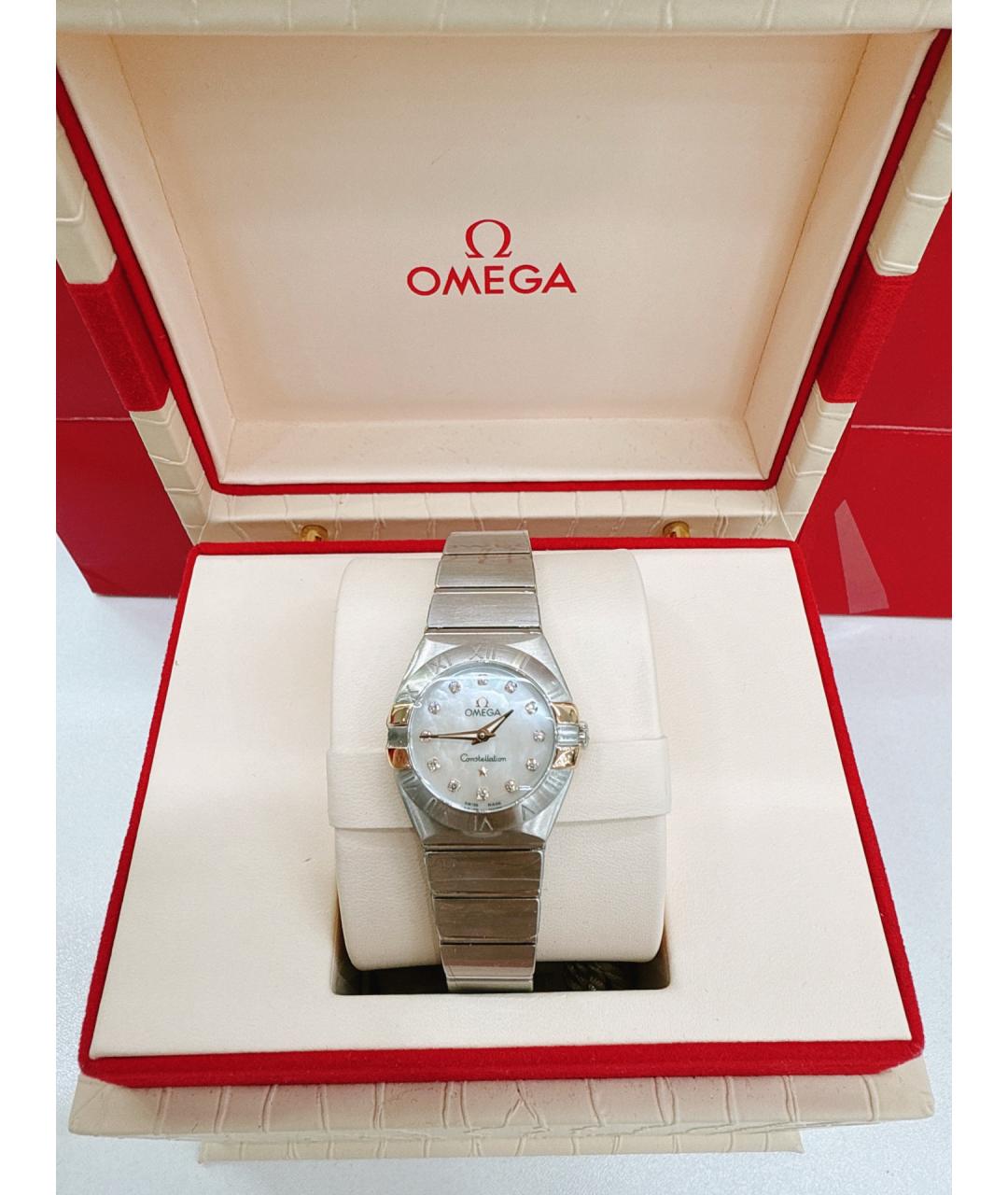 OMEGA Серебряные часы, фото 2