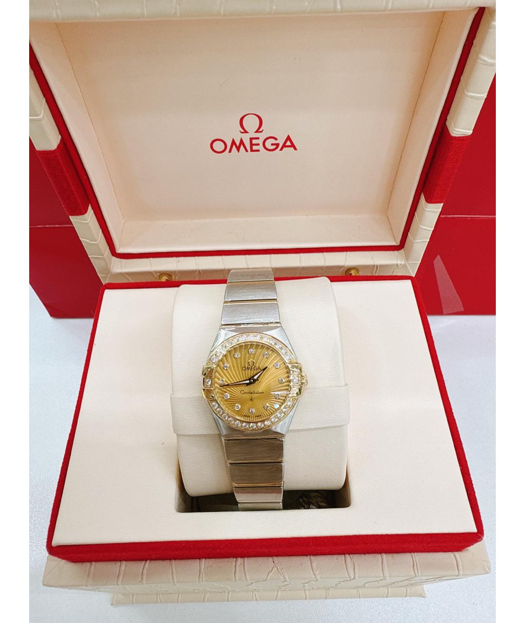 OMEGA Серебряные часы из желтого золота, фото 2