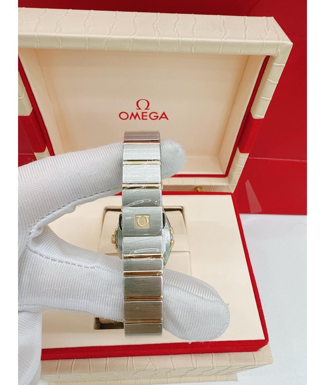 OMEGA Серебряные часы из желтого золота, фото 5