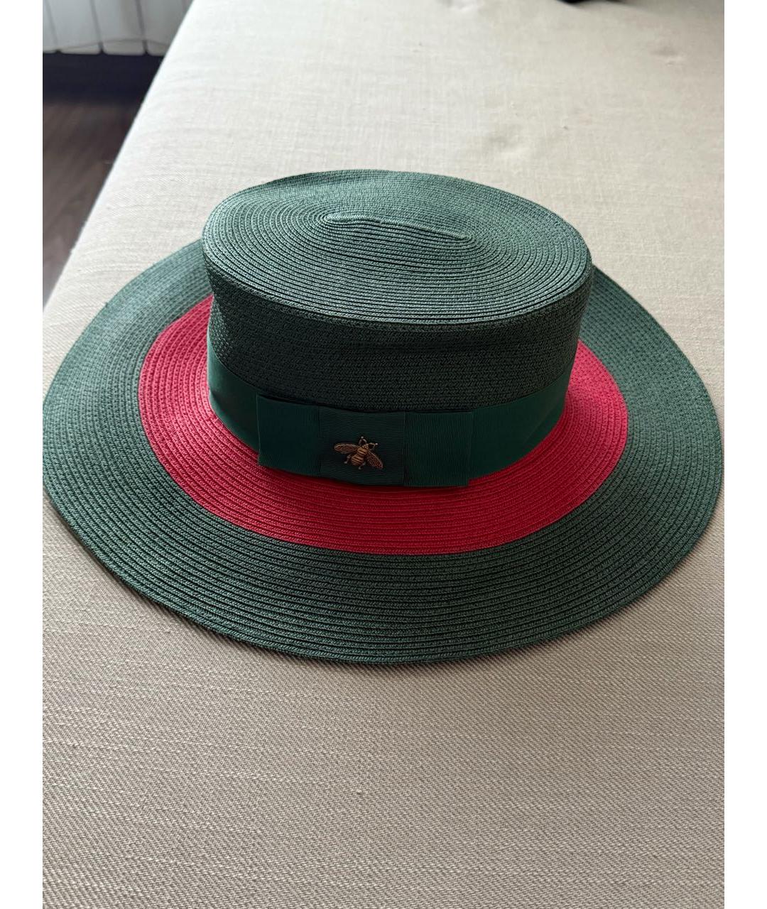 GUCCI Зеленая шляпа, фото 7