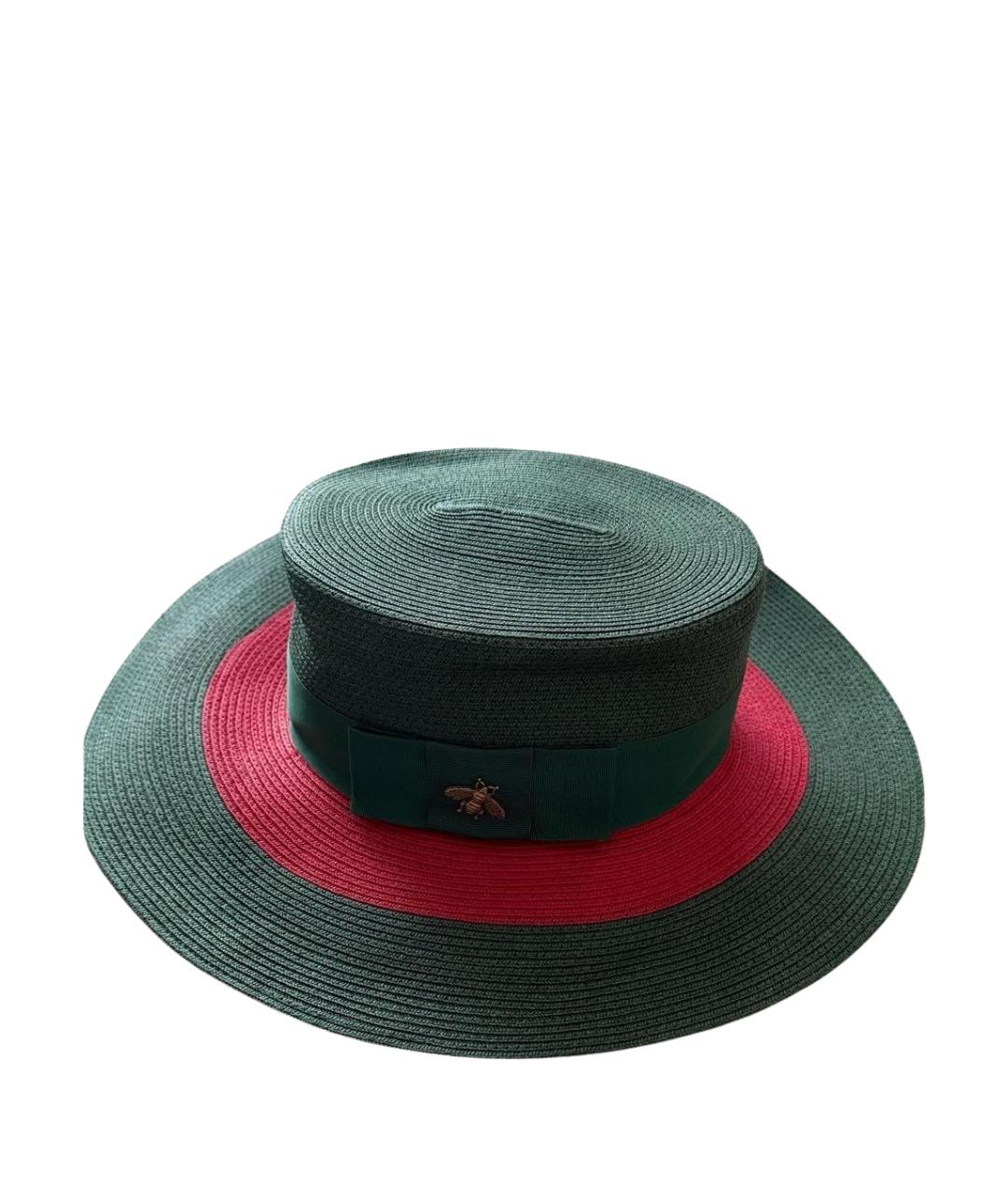 GUCCI Зеленая шляпа, фото 1