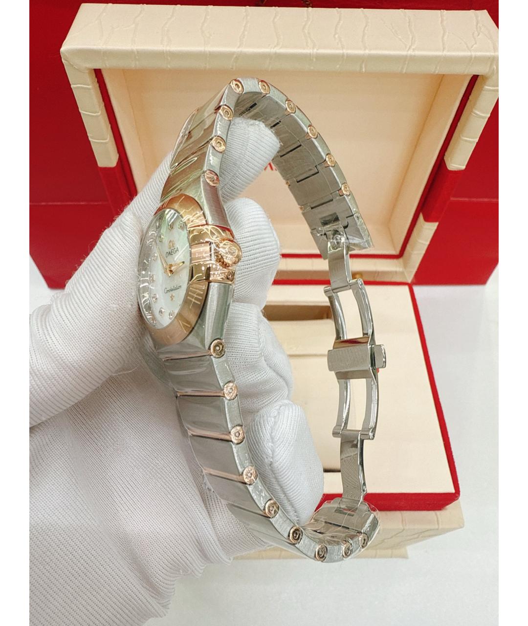 OMEGA Золотые часы, фото 5