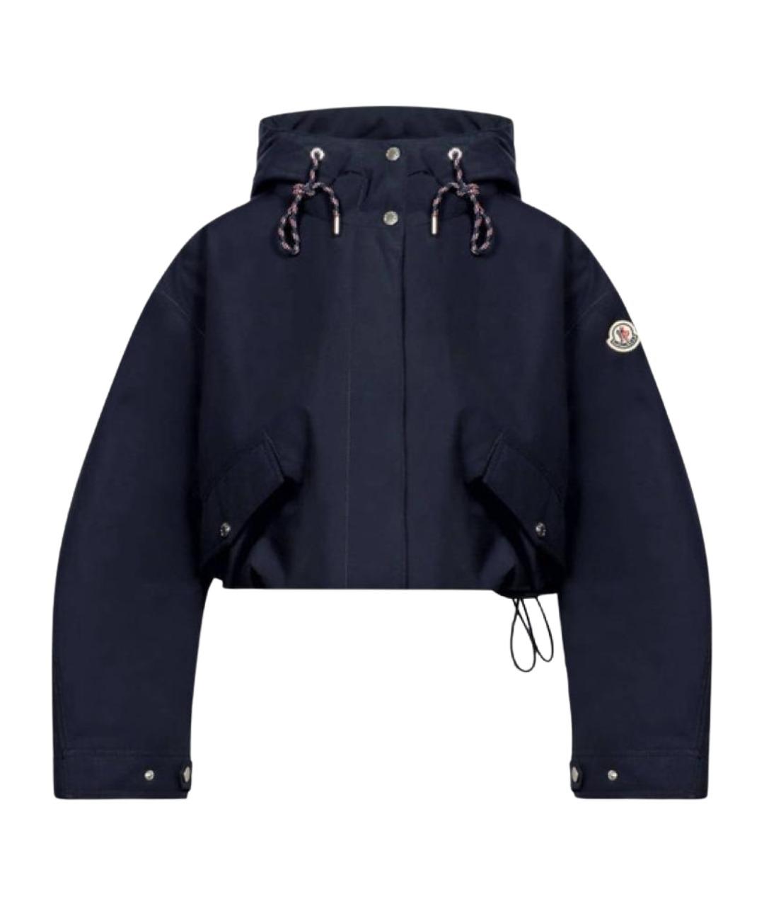 MONCLER Темно-синяя куртка, фото 1