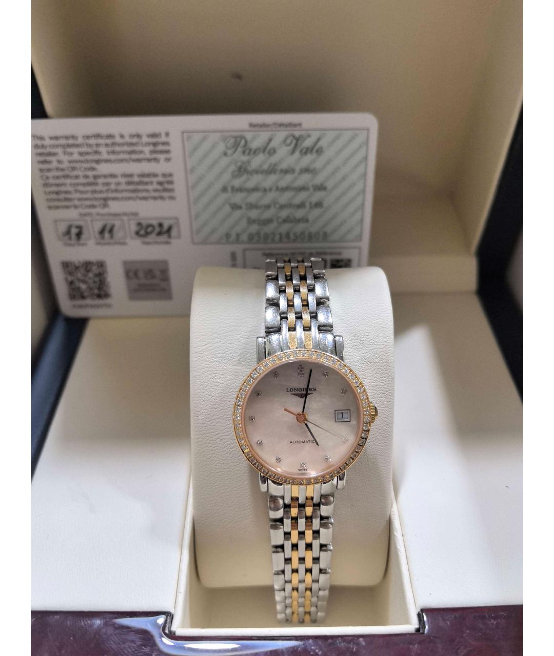 LONGINES Золотые часы из розового золота, фото 2