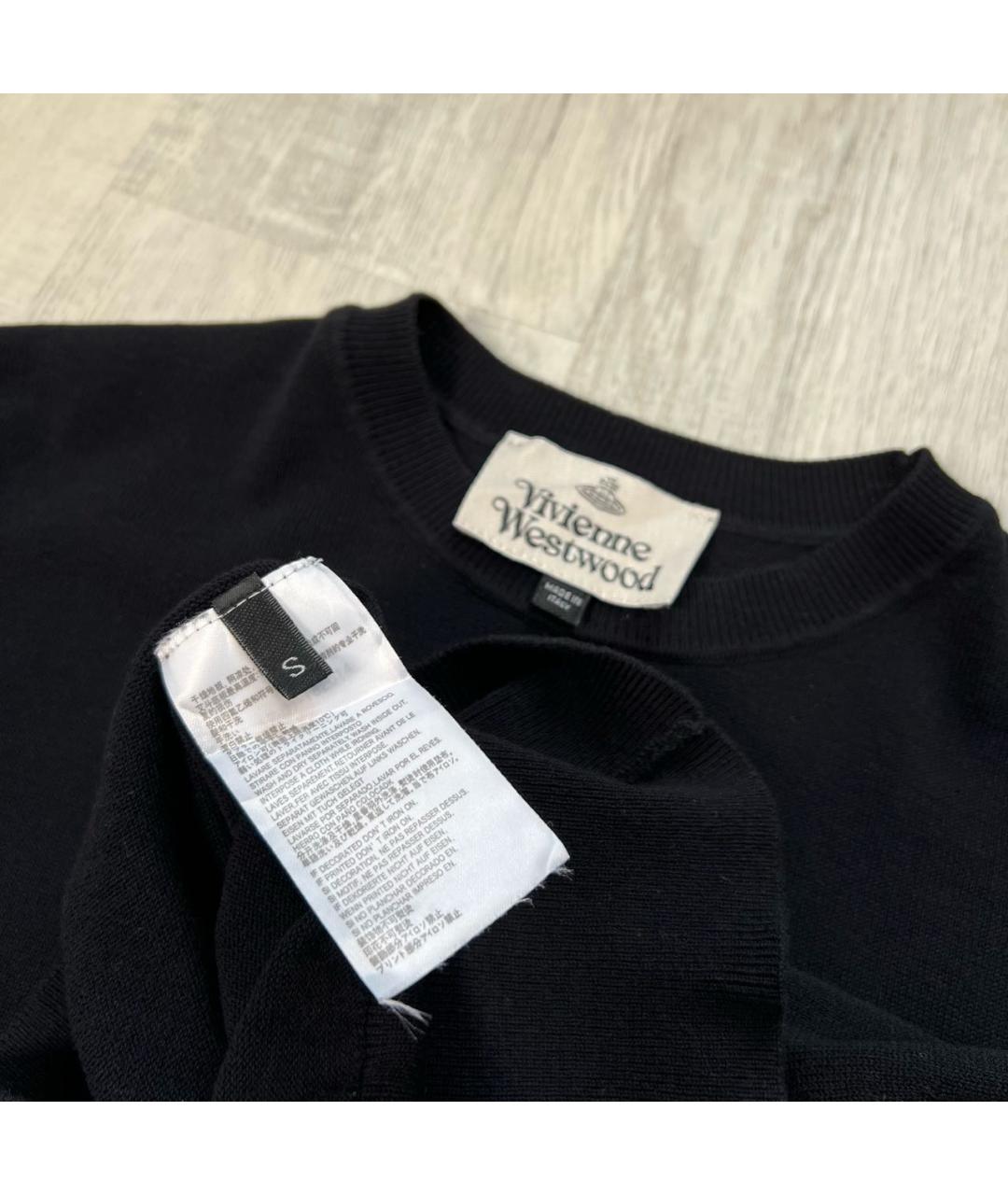 VIVIENNE WESTWOOD Черный шерстяной джемпер / свитер, фото 2