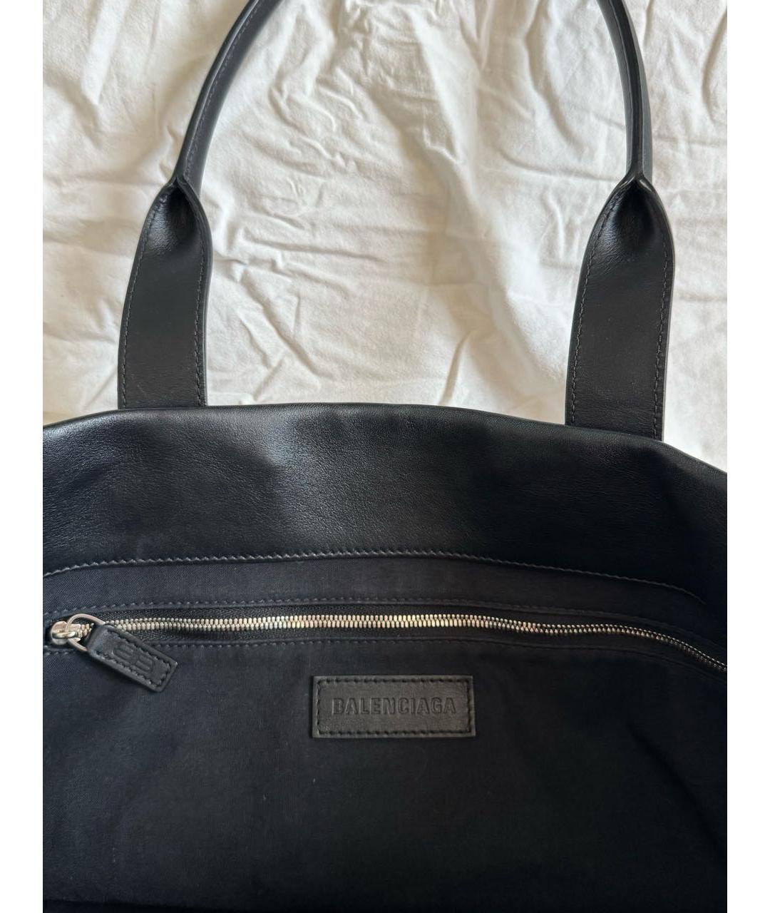 BALENCIAGA Белая хлопковая сумка тоут, фото 8