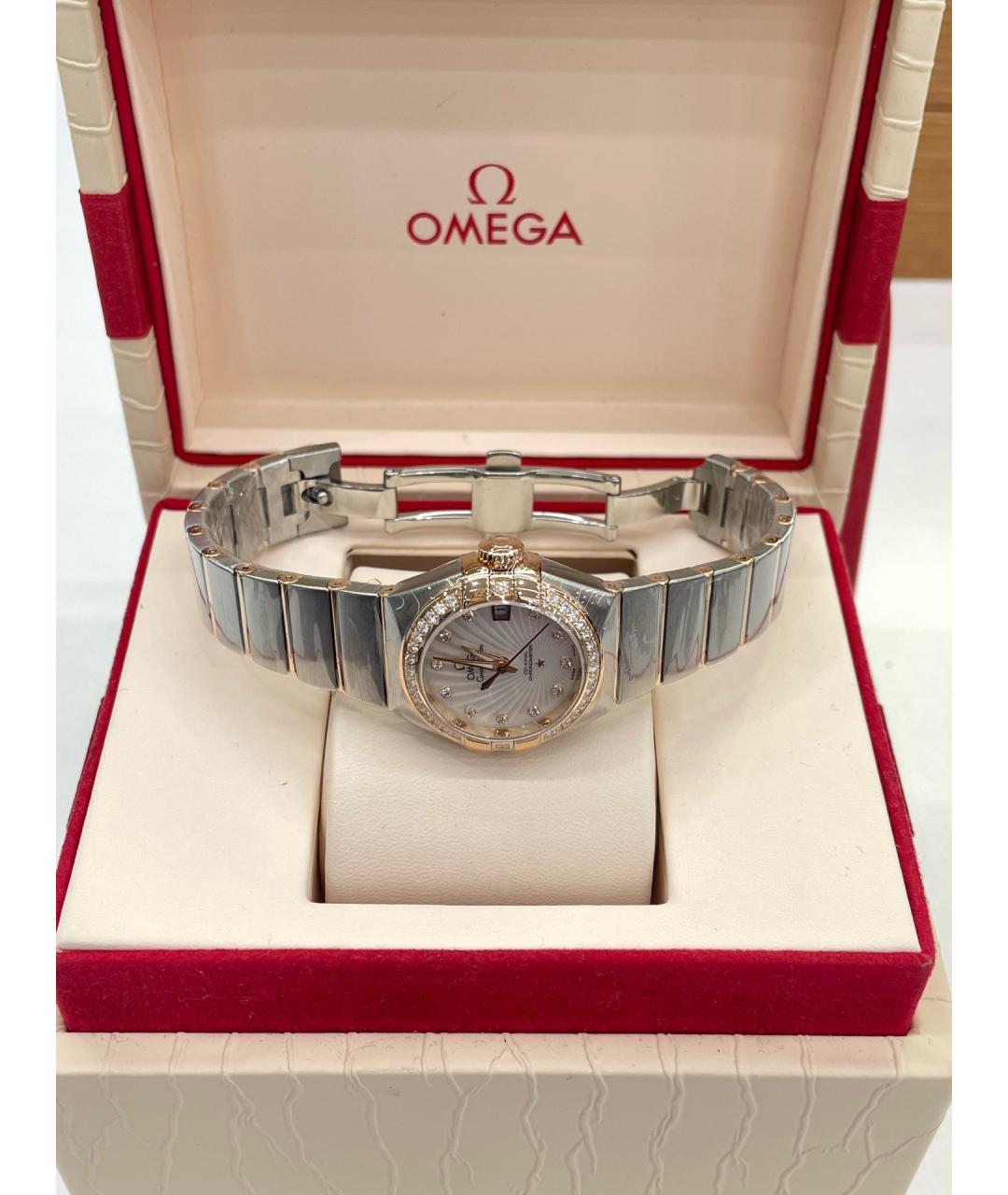 OMEGA Серебряные часы, фото 3