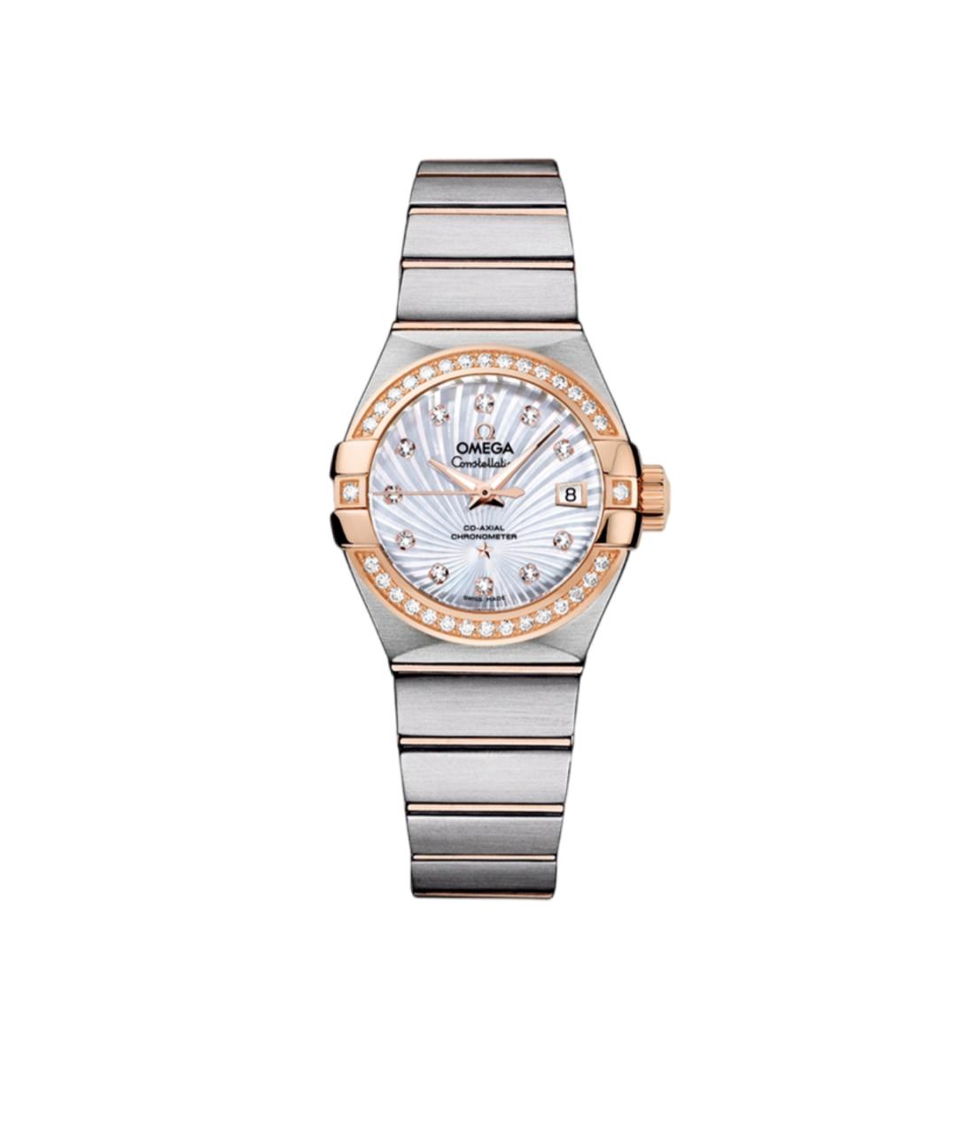 OMEGA Серебряные часы, фото 6