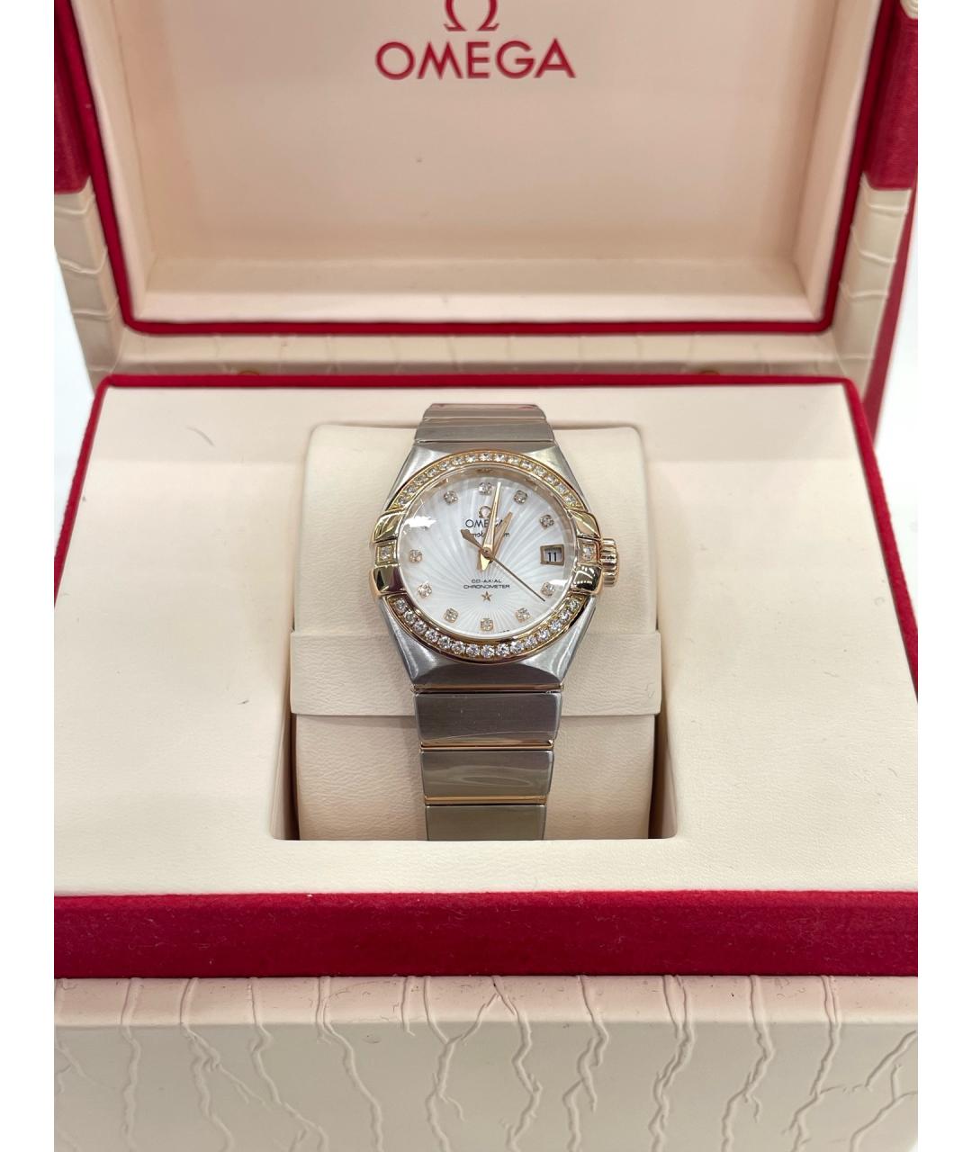 OMEGA Серебряные часы, фото 4