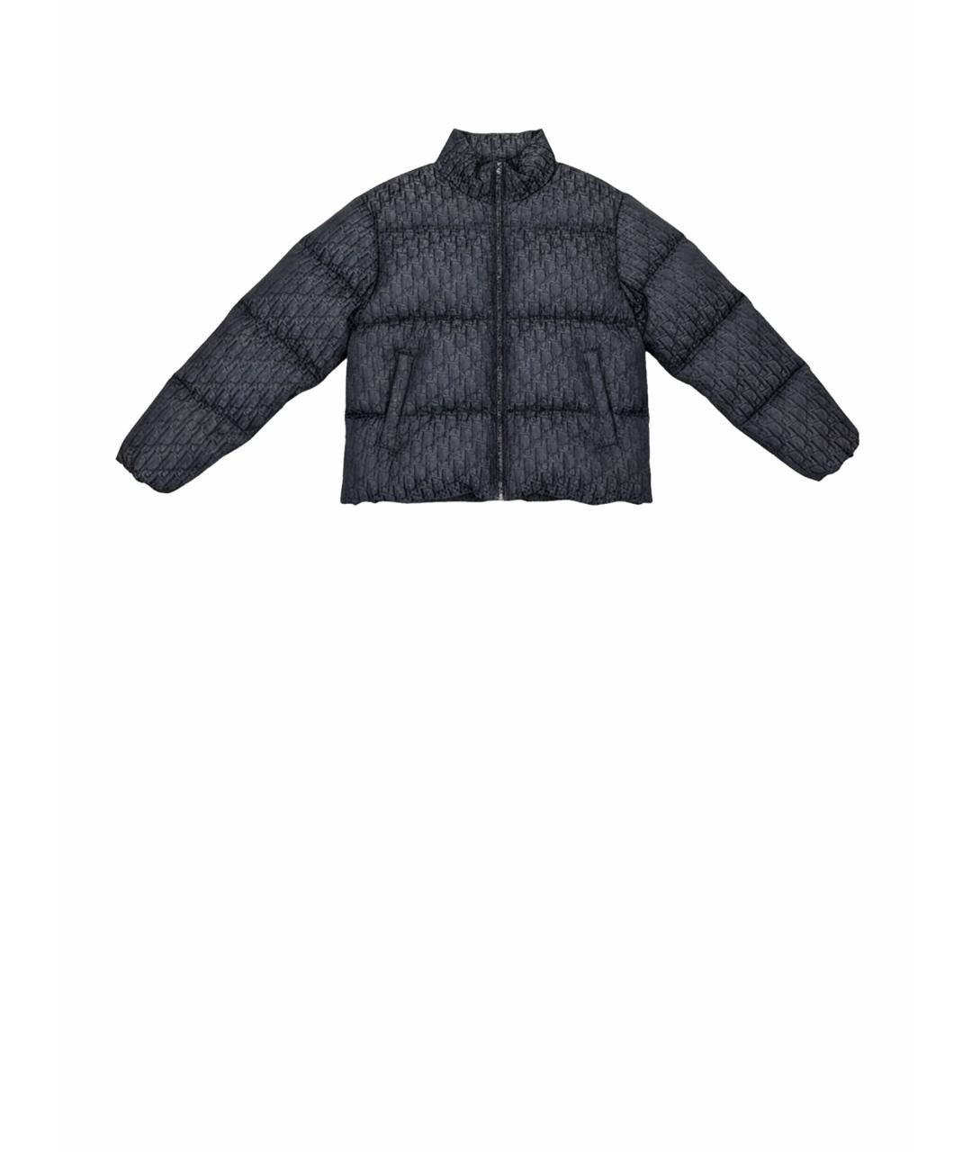 CHRISTIAN DIOR Темно-синий пуховик, фото 1