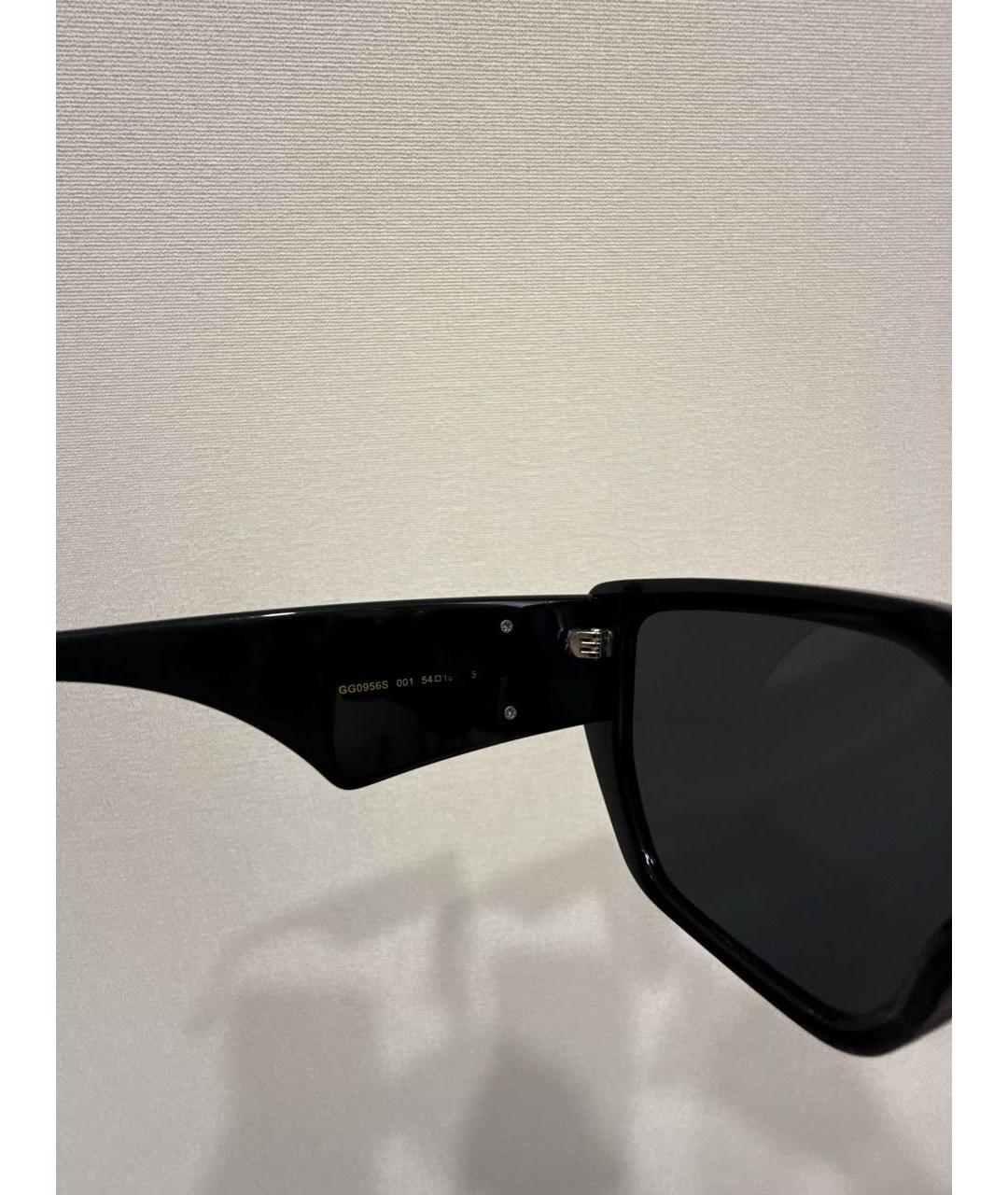 GUCCI Черные пластиковые солнцезащитные очки, фото 6