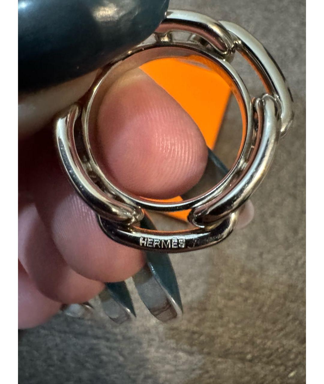 HERMES Серебрянный платок, фото 2