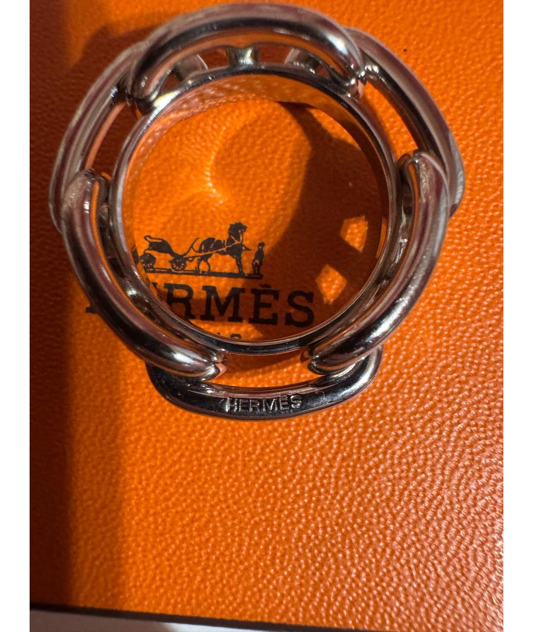 HERMES Серебрянный платок, фото 4