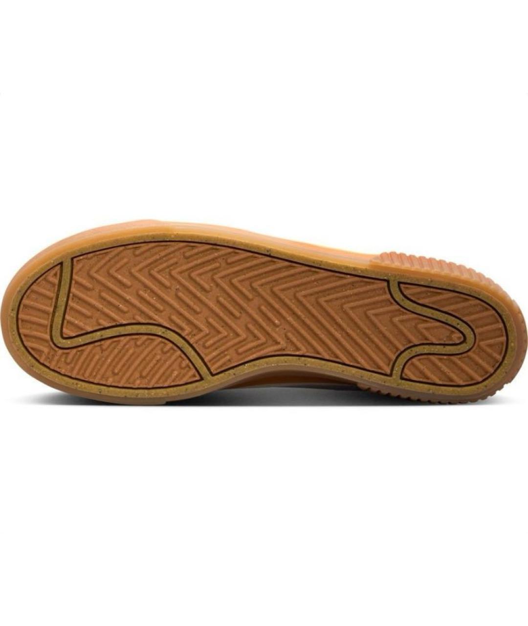 NIKE Белые кожаные низкие кроссовки / кеды, фото 4