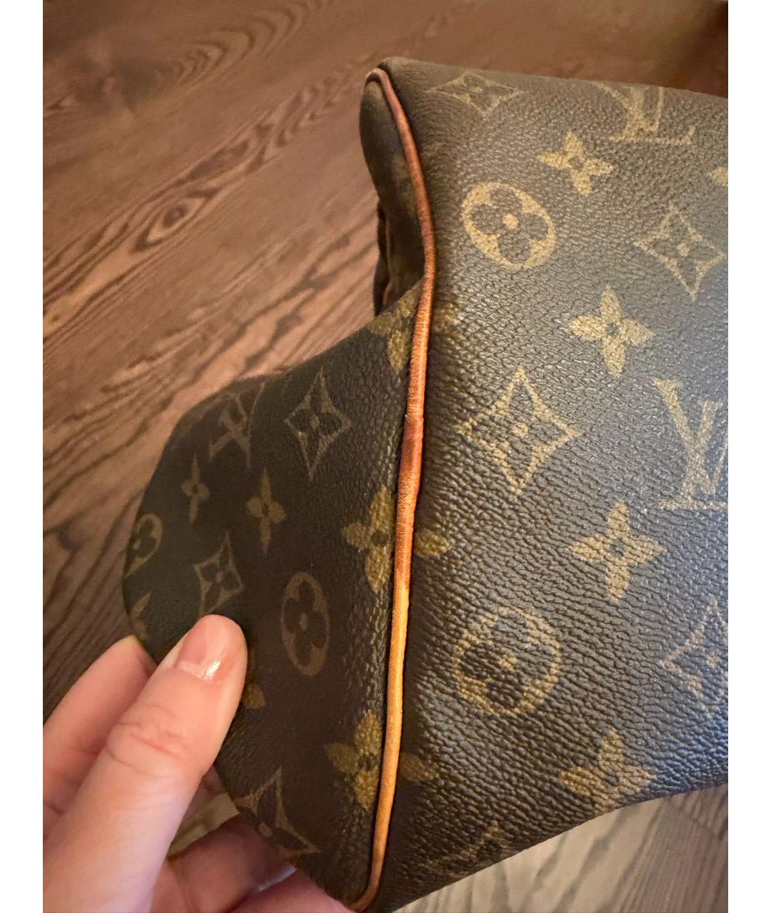 LOUIS VUITTON Коричневая дорожная/спортивная сумка, фото 6