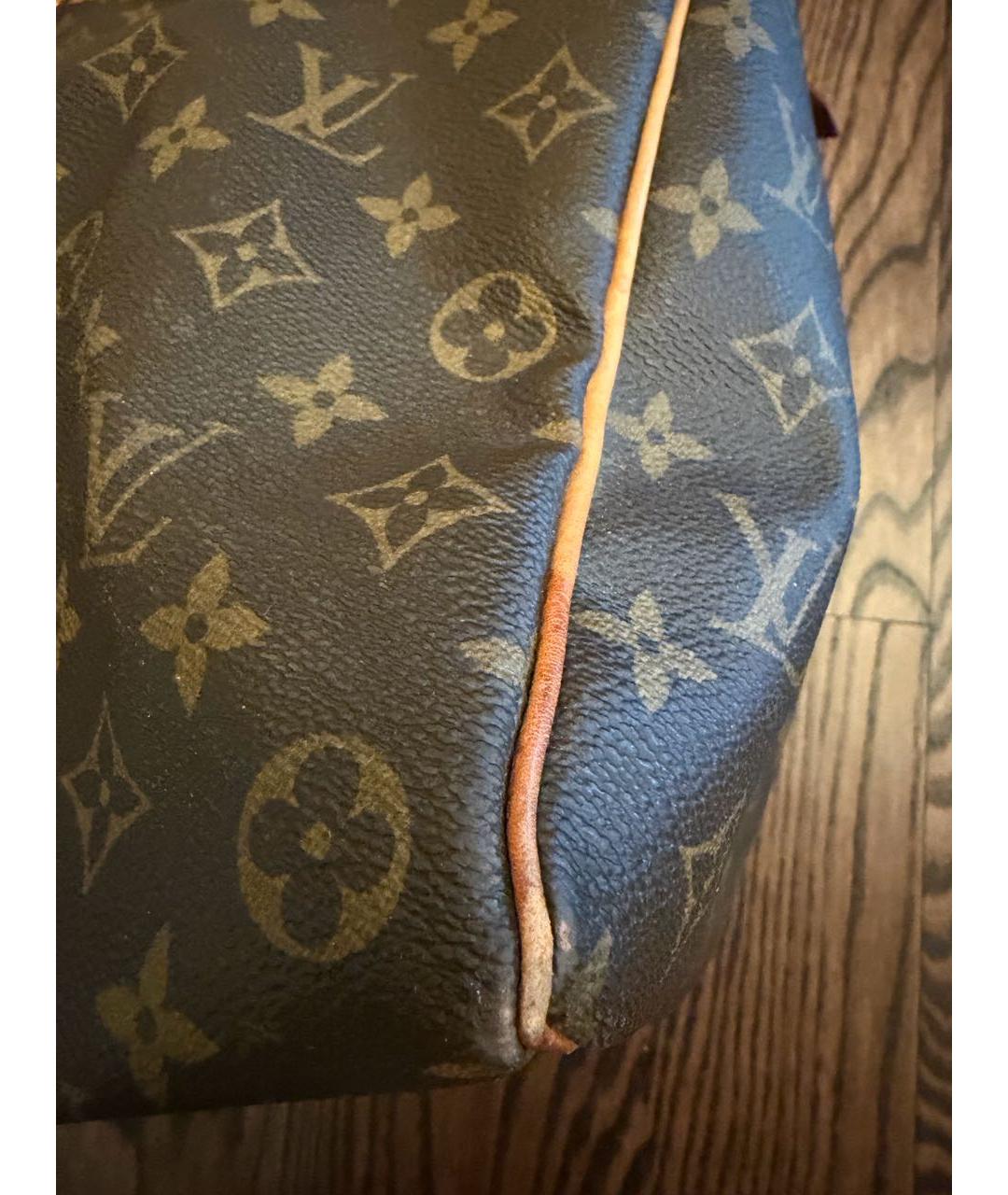 LOUIS VUITTON Коричневая дорожная/спортивная сумка, фото 8