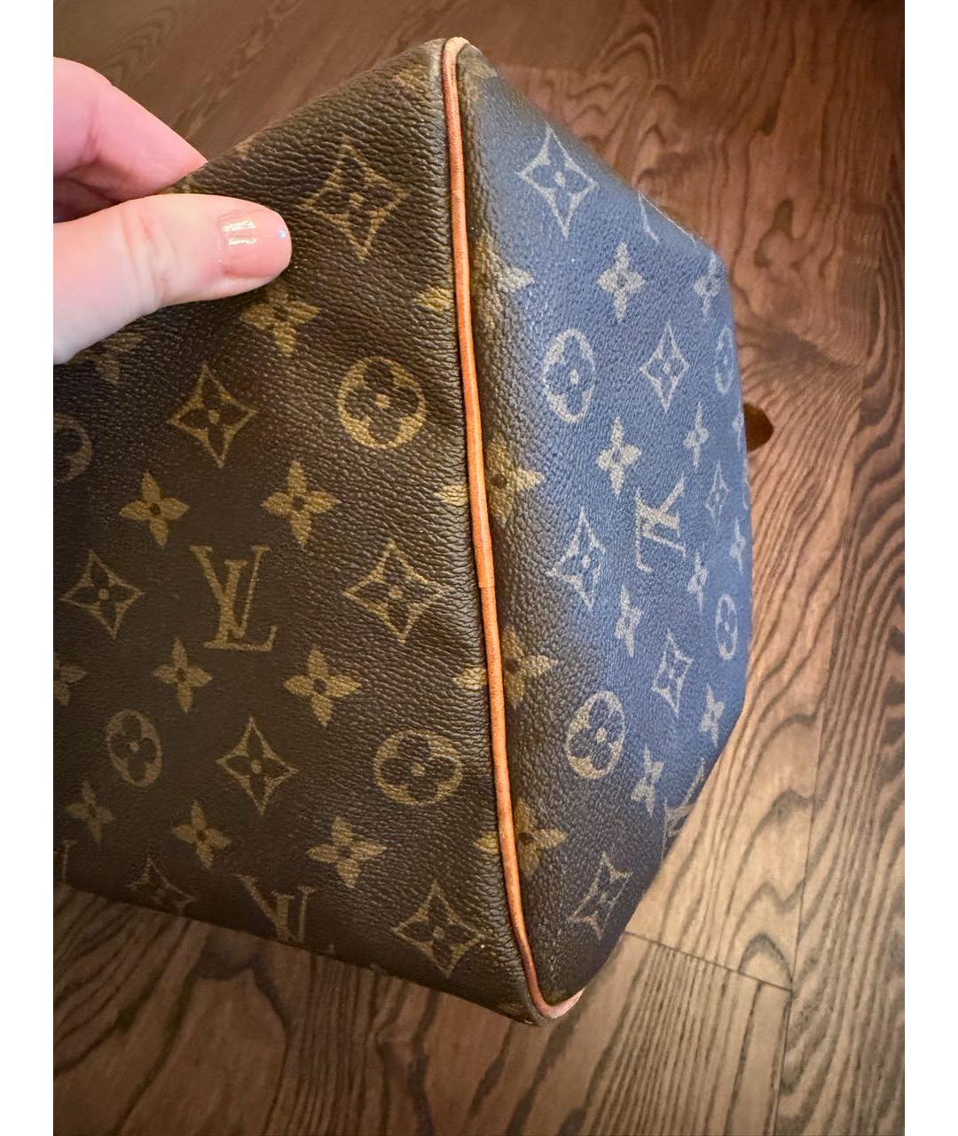 LOUIS VUITTON Коричневая дорожная/спортивная сумка, фото 7