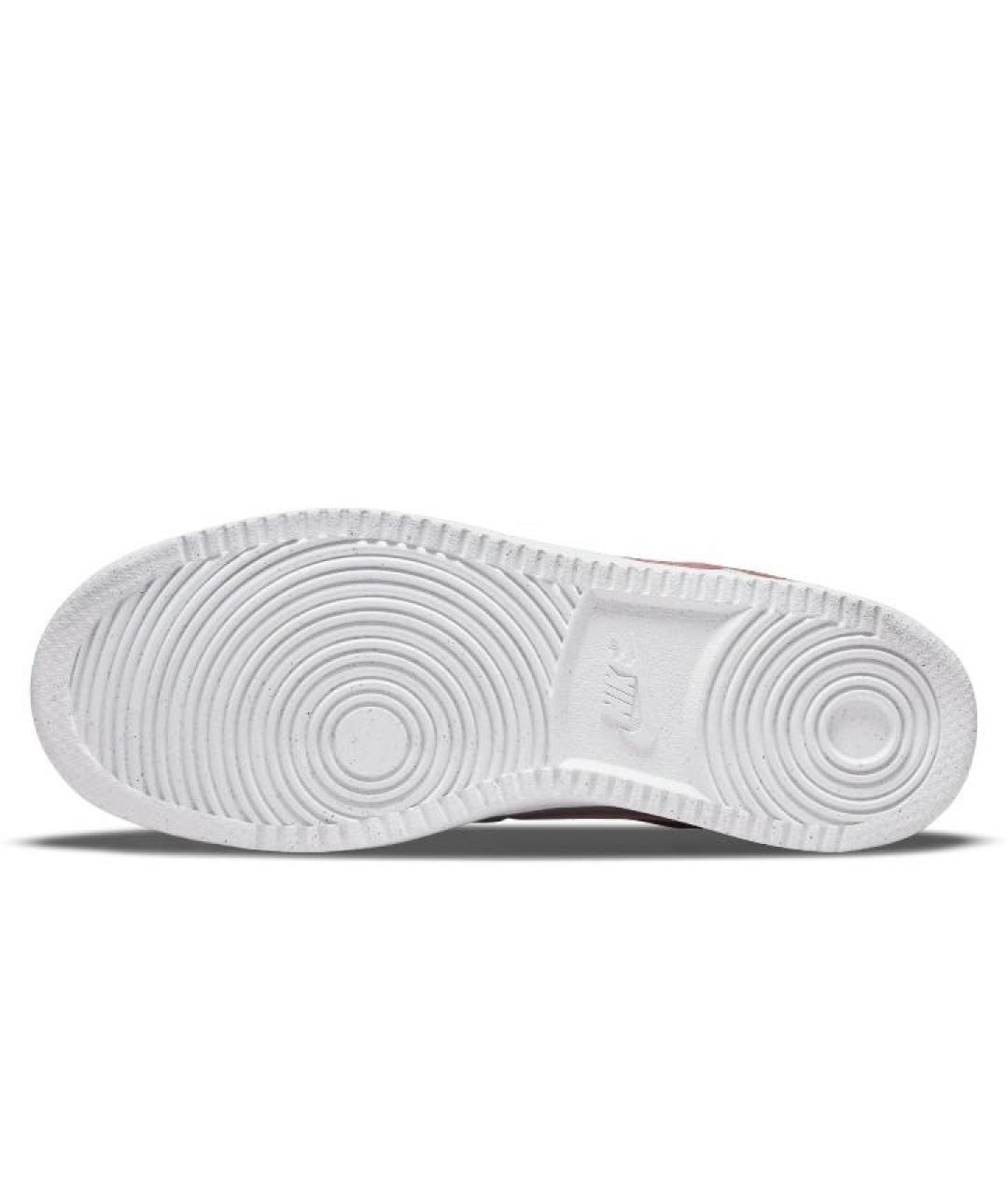 NIKE Белые кожаные низкие кроссовки / кеды, фото 4