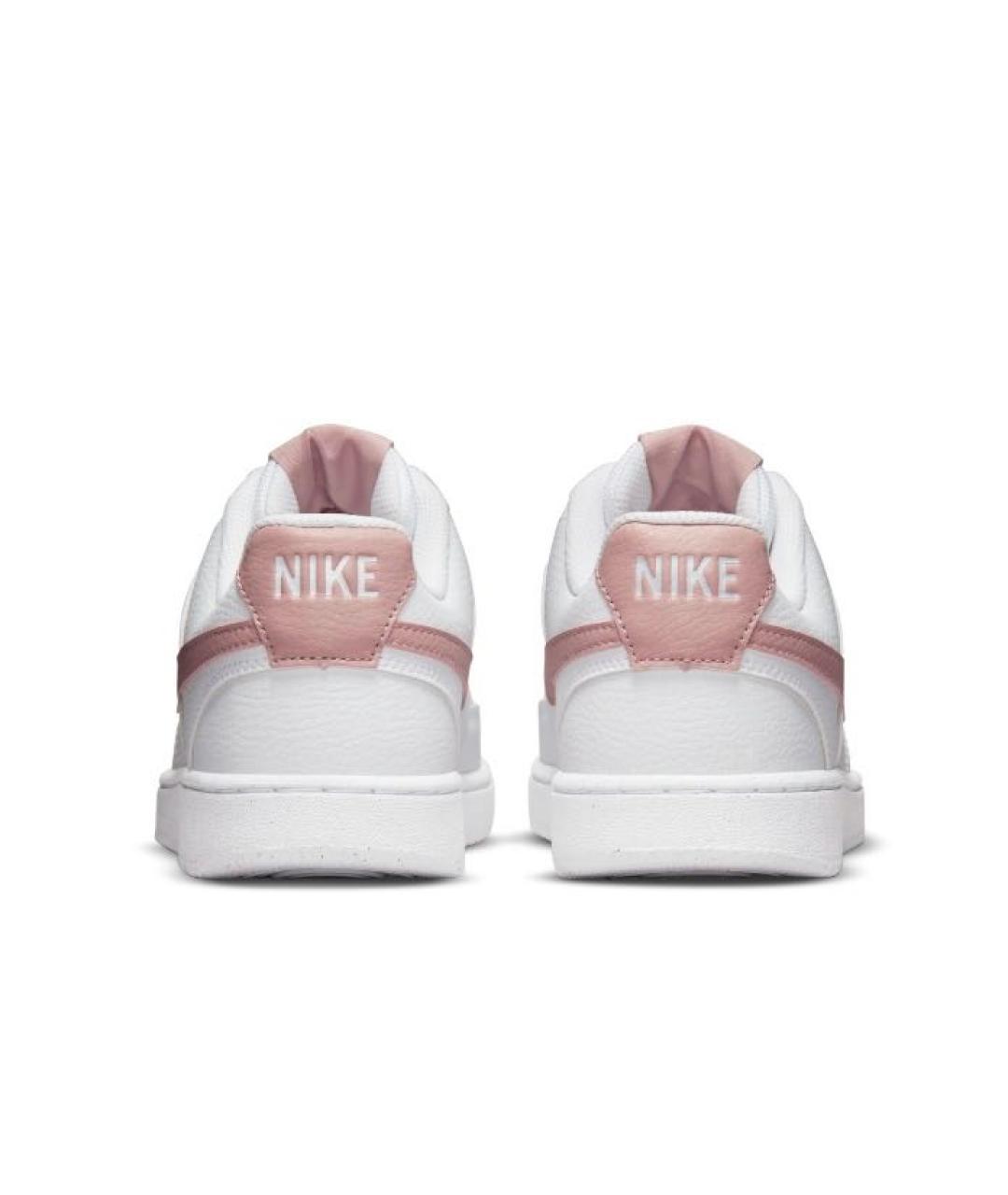 NIKE Белые кожаные низкие кроссовки / кеды, фото 2