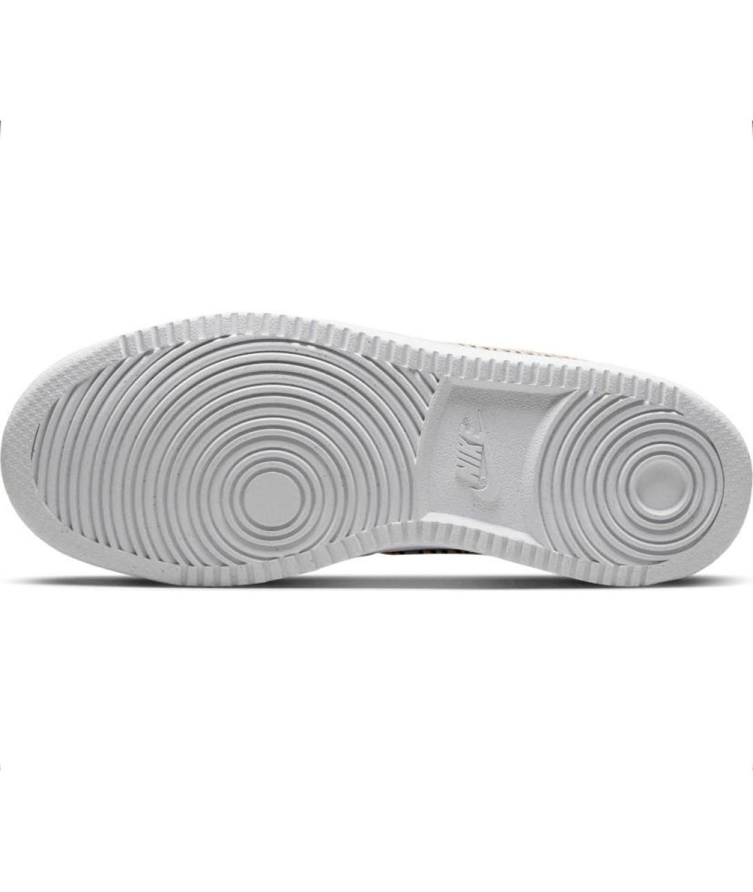 NIKE Белые кожаные низкие кроссовки / кеды, фото 4