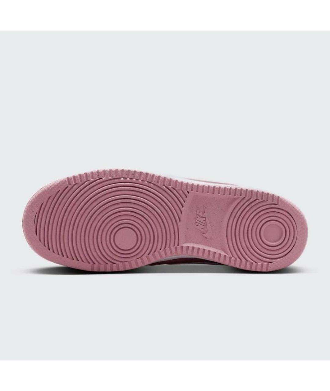 NIKE Розовые кожаные низкие кроссовки / кеды, фото 6