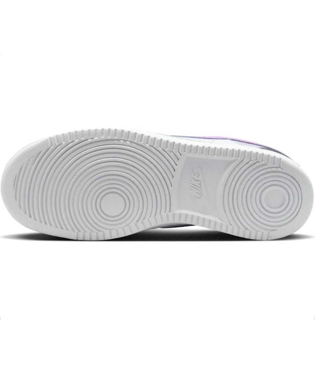 NIKE Белые кожаные низкие кроссовки / кеды, фото 5