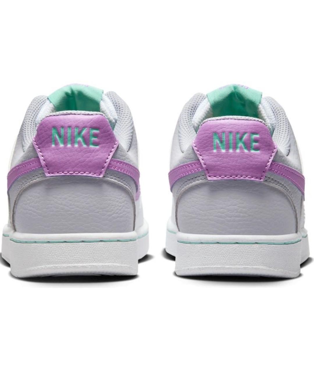 NIKE Белые кожаные низкие кроссовки / кеды, фото 3