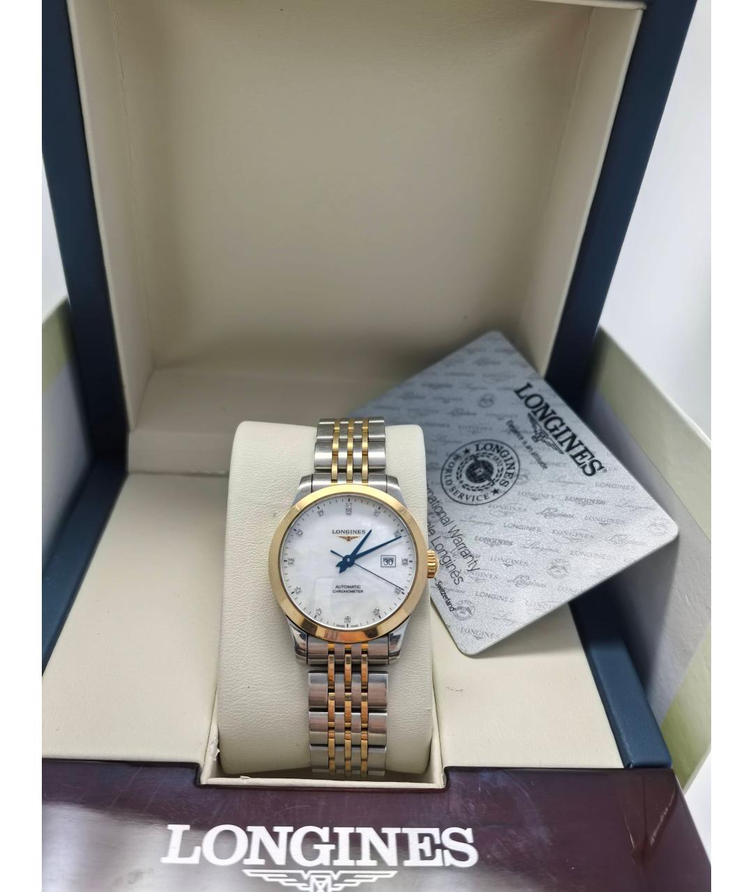 LONGINES Серебряные часы, фото 2