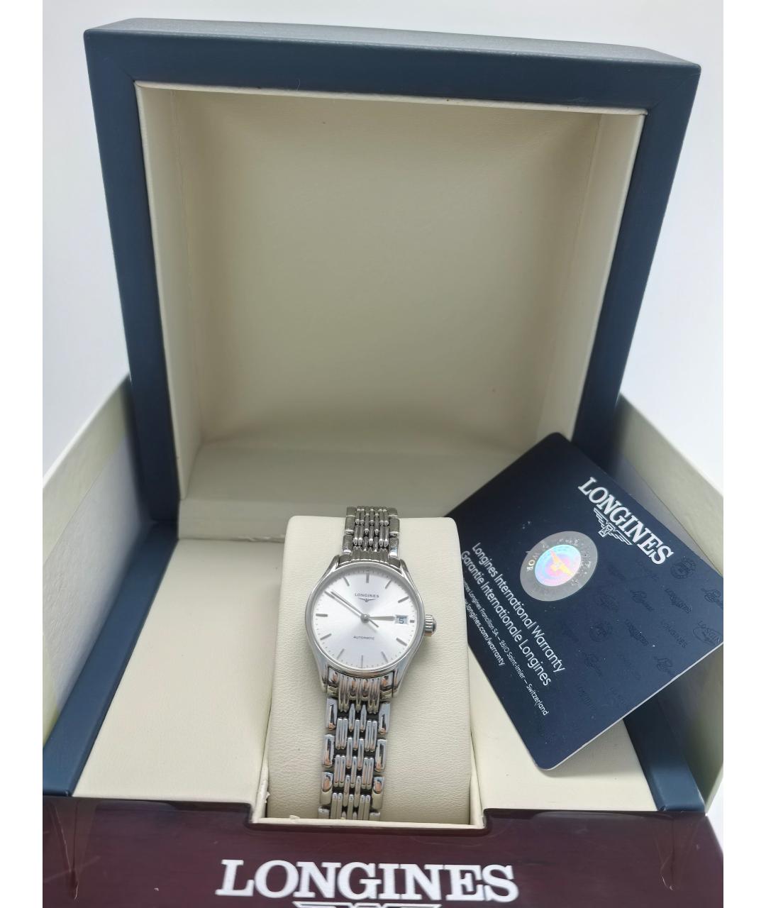 LONGINES Серебряные часы, фото 2