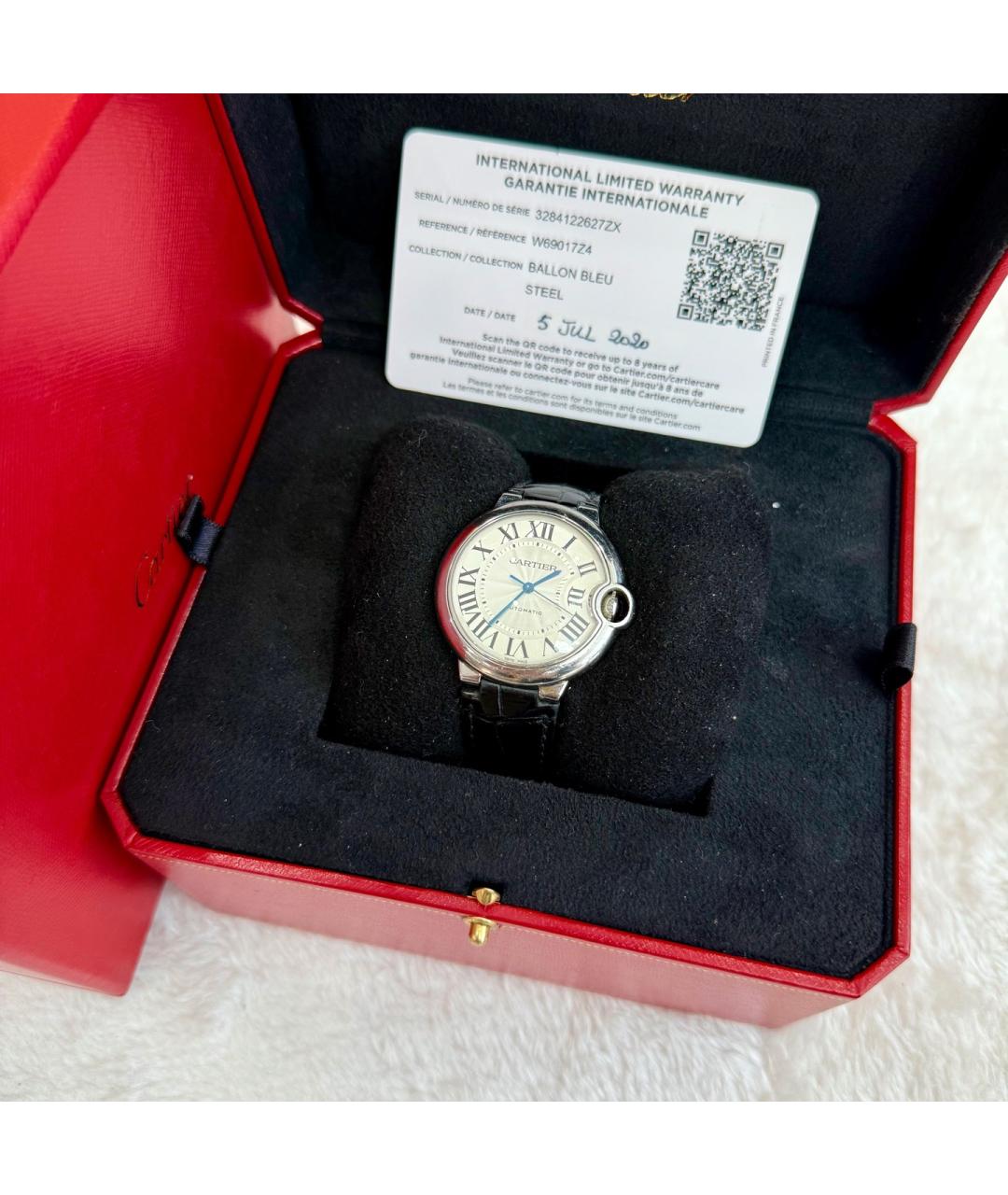 CARTIER Серебряные часы, фото 2