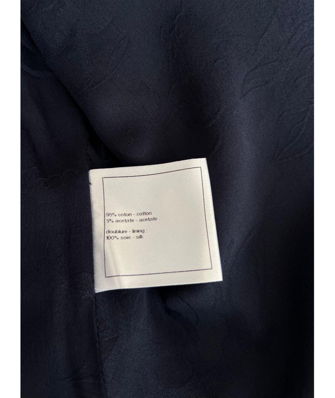 CHANEL Темно-синий жакет/пиджак, фото 5