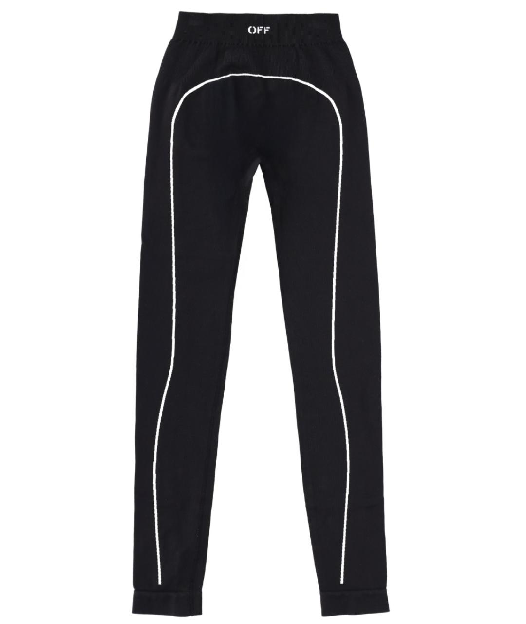 OFF-WHITE Черные полиамидовые леггинсы и велосипедки, фото 1