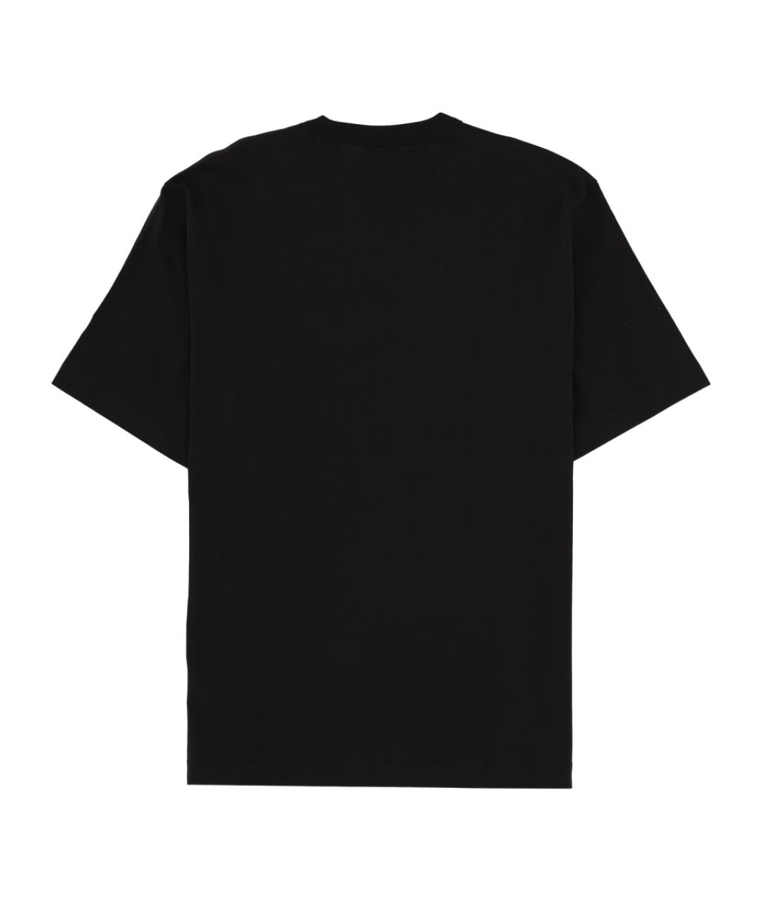 PS BY PAUL SMITH Черная хлопковая футболка, фото 2