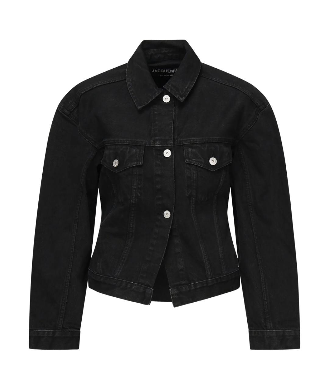 JACQUEMUS Черная хлопковая куртка, фото 1