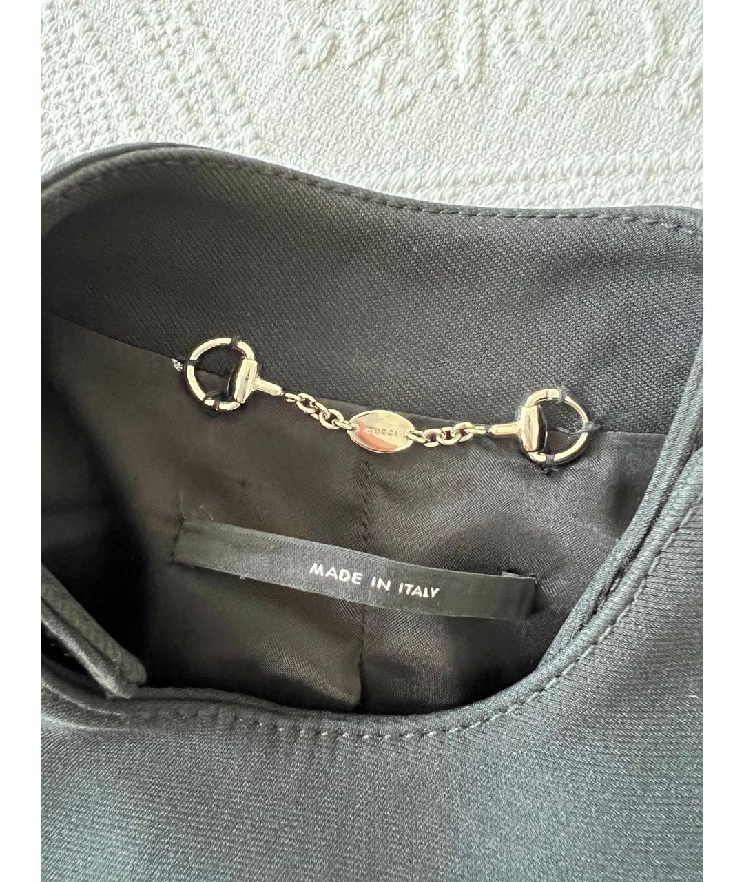 GUCCI Черное пальто, фото 4