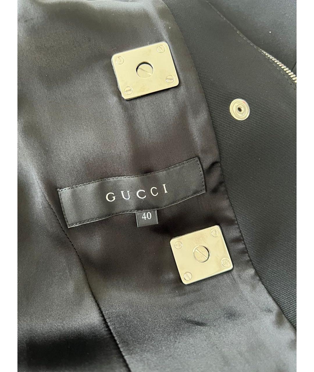 GUCCI Черное пальто, фото 5