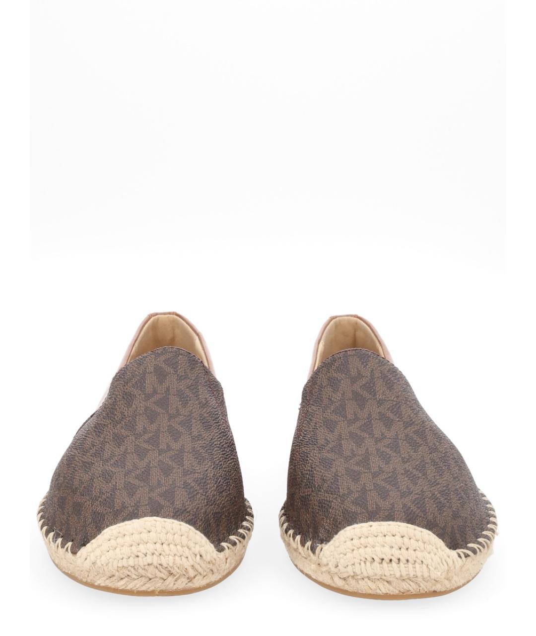 MICHAEL KORS Коричневые текстильные эспадрильи, фото 3