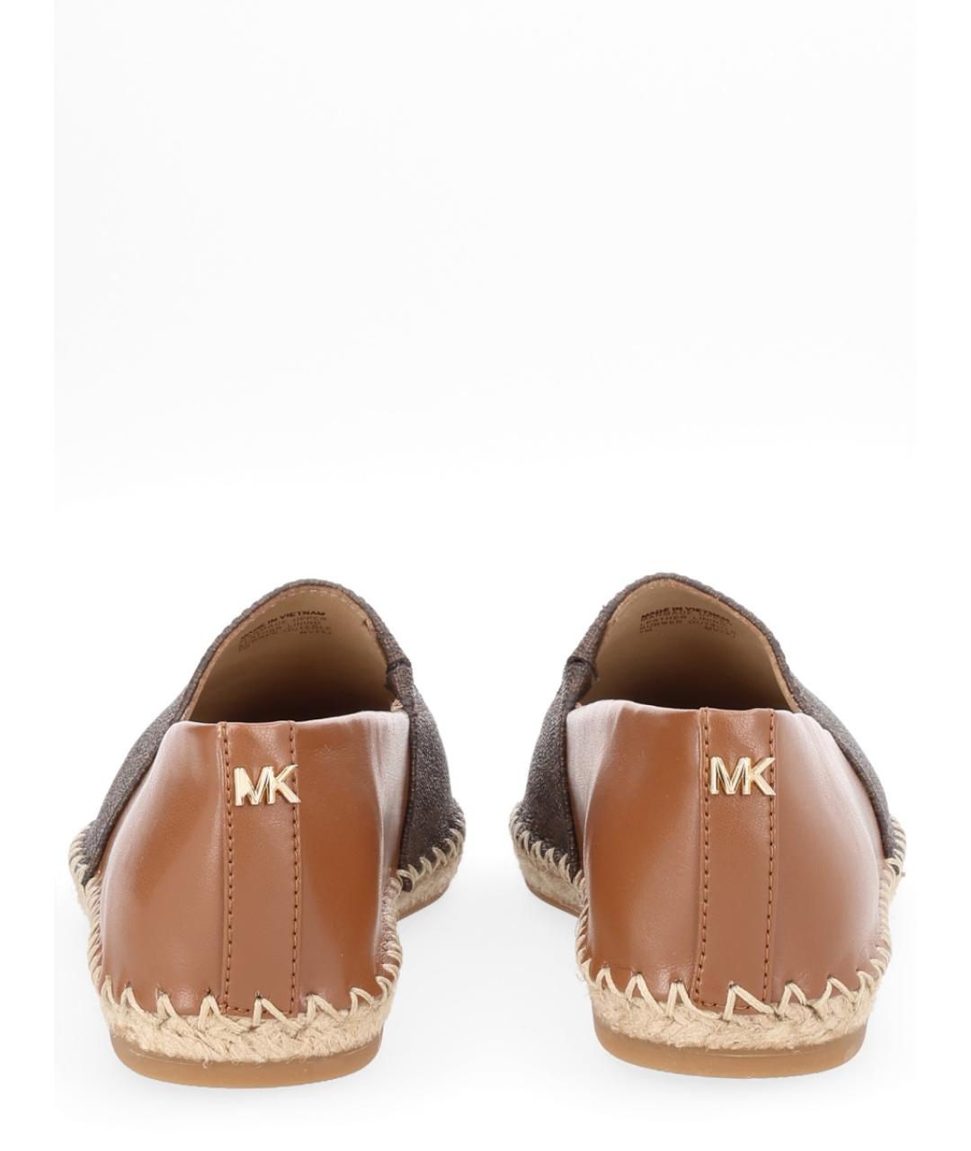 MICHAEL KORS Коричневые текстильные эспадрильи, фото 4