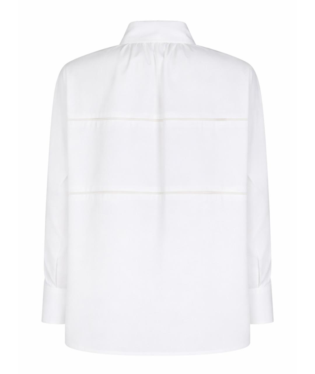 FABIANA FILIPPI Белая хлопковая рубашка, фото 2