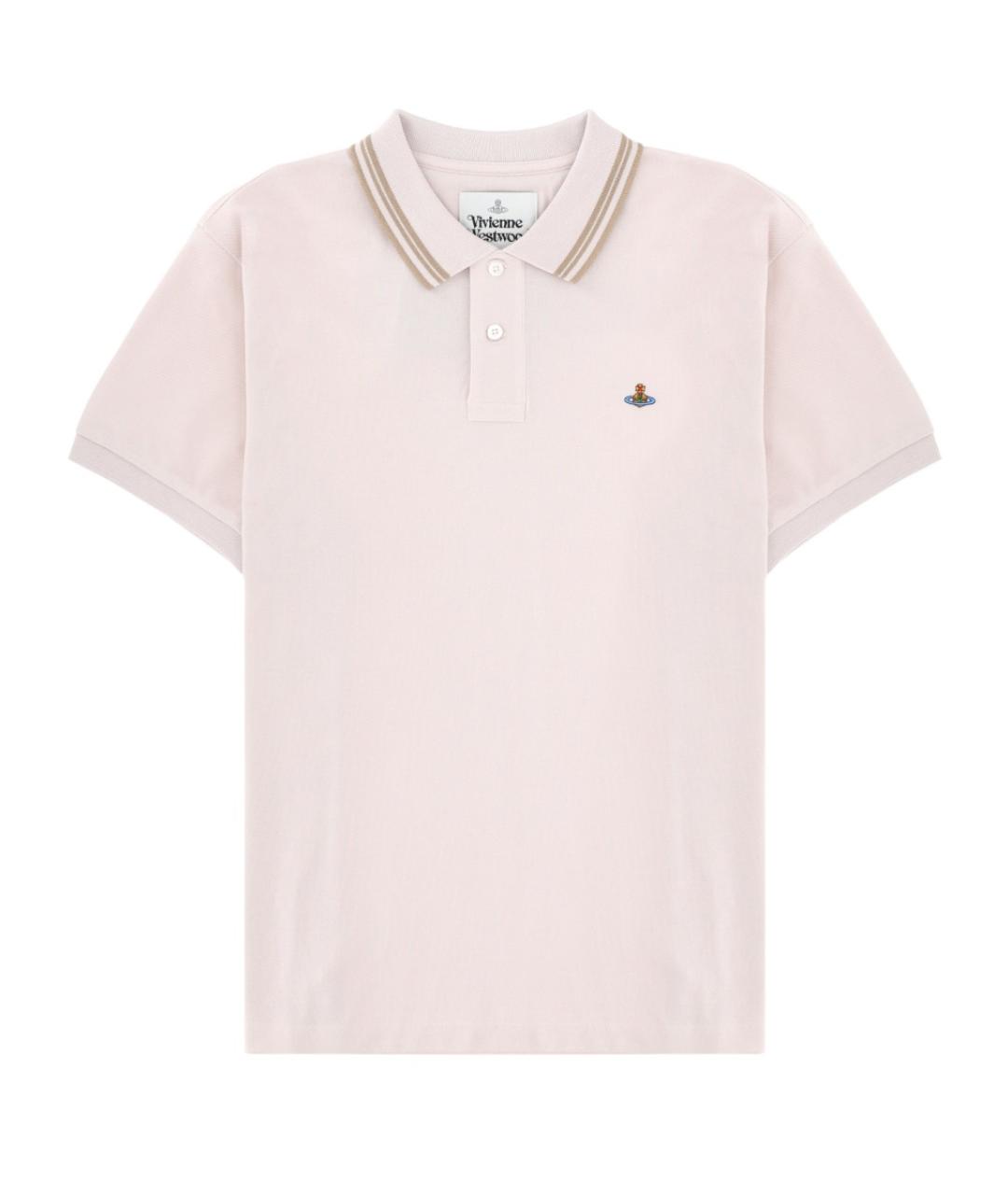 VIVIENNE WESTWOOD Фиолетовое хлопковое поло с коротким рукавом, фото 1