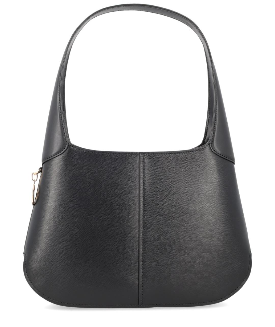 MICHAEL KORS Черная кожаная сумка через плечо, фото 2