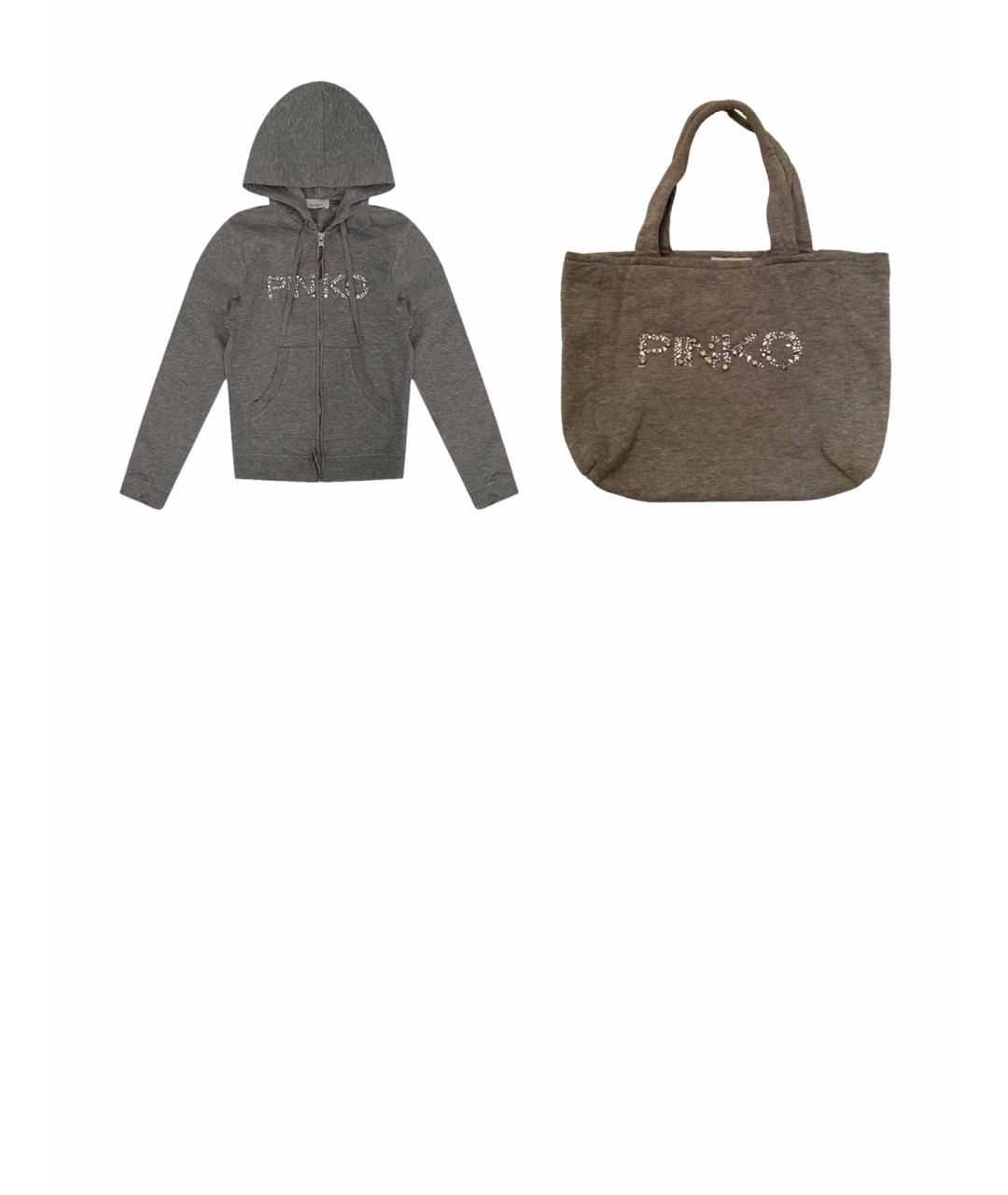 PINKO Серый хлопковый комплект, фото 1