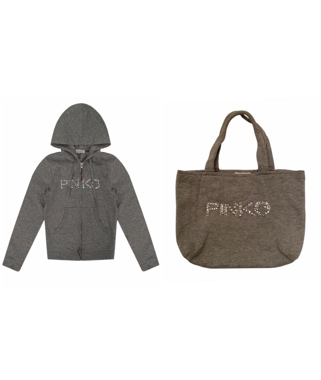 PINKO Серый хлопковый комплект, фото 9