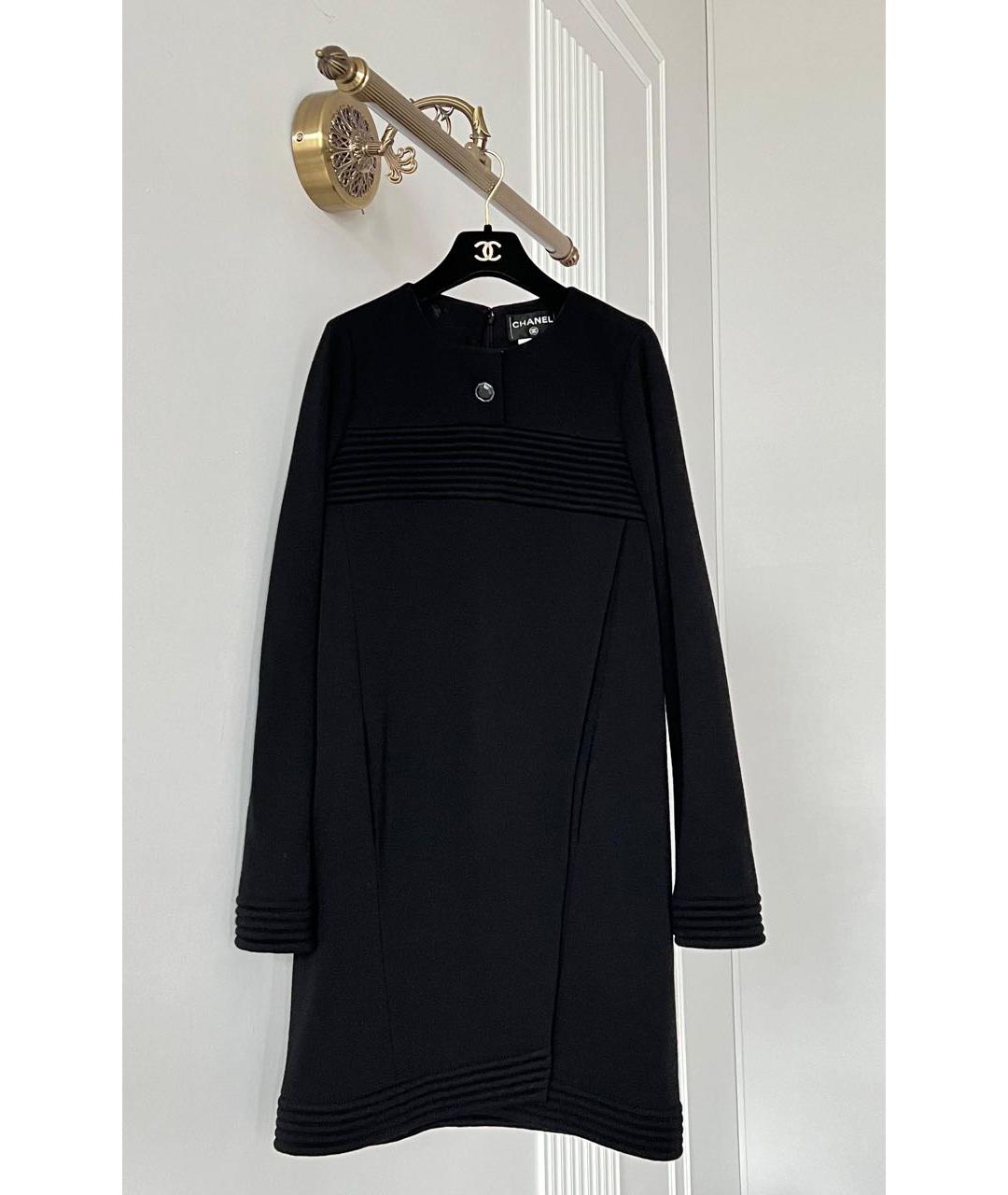 CHANEL Черное повседневное платье, фото 8