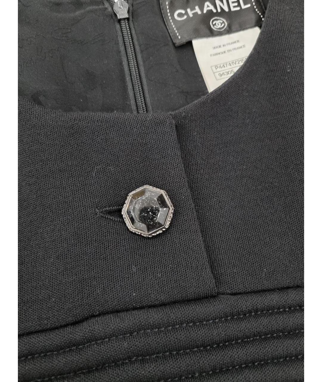 CHANEL Черное повседневное платье, фото 3