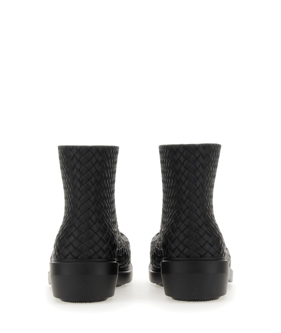 BOTTEGA VENETA Черные кожаные низкие ботинки, фото 3